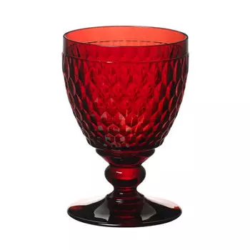 Стакан Boston Coloured Water Glass Red 0,35 л Villeroy & Boch, красный/прозрачный