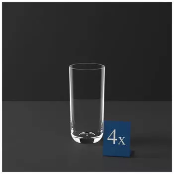 Стакан для лонг-дринков La Divina, 4 шт Villeroy & Boch, прозрачный