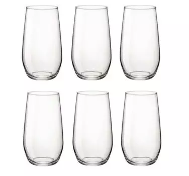 Стакан для лонг-дринков Rocco Bormioli Electra 39 cl - прозрачный, 6 шт