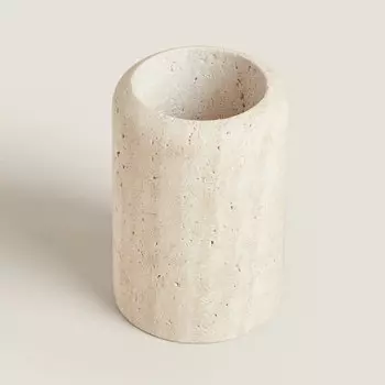 Стакан для ванной Zara Home Beige Marble, бежевый