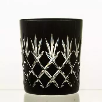 Стакан для виски Черный Ананас 280мл Cristalica GmbH, прозрачный