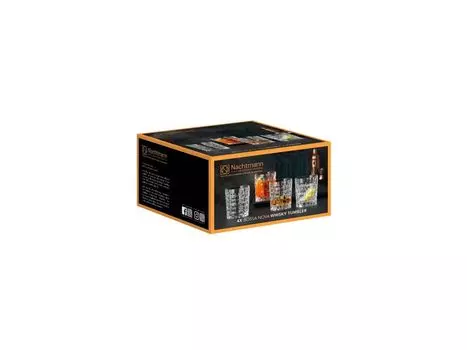 Стакан для виски Nachtmann Bossa Nova 330 мл, прозрачный (4 шт. в упаковке)