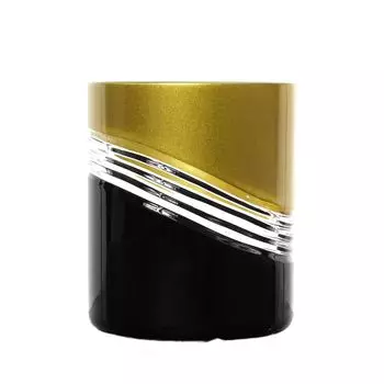 Стакан для виски Золото и Черный 280 мл Cristalica GmbH, прозрачный