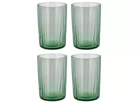 Стакан для воды Bitz Kusintha зеленый 280 мл - 4 шт