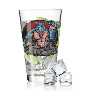 Стакан для воды Leonardo с УФ-принтом "Оборотень V2" на Хэллоуин Gravurzeile