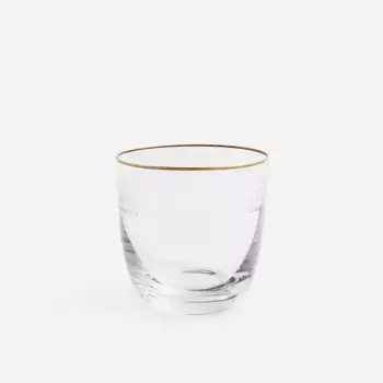 Стакан для воды Royal с золотой окантовкой El Corte Ingls, стекло