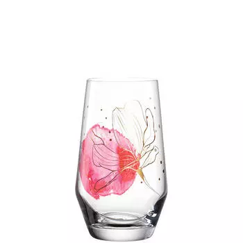 Стакан Leonardo, розовый/золотой