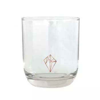 Стакан питьевой Diamond 7,8 x 8,8 см стекло прозрачное/бронза Sonstige