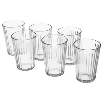 Стакан, прозрачное стекло, 31 кл, VARDAGEN IKEA