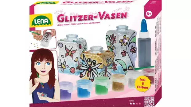 Стакан с блестками Lena