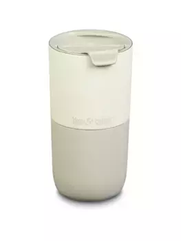 Стакан с подъемом на 16 унций и откидной крышкой Klean Kanteen, цвет Tofu