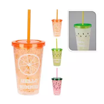 Стакан с соломинкой Summer Vibes Koopman, 1 UD