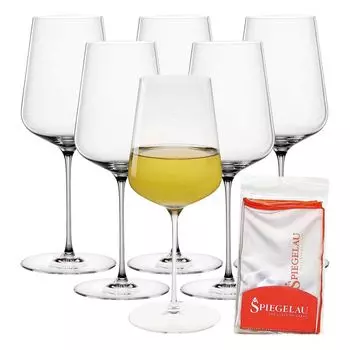 Стакан универсальный Spiegelau Definition 550 мл, набор из 6 шт. + салфетка для полировки