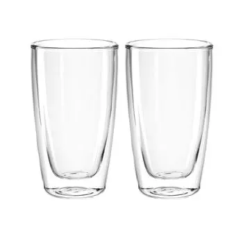 Стаканчики для кофе Montana с двойными стенками Enjoy 250 мл - 2 шт, прозрачный