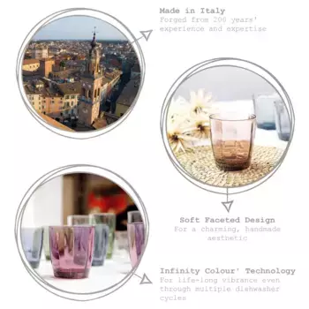 Стаканы Bormioli, фиолетовый