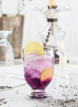 Стаканы для воды и сока Hermia Concept/бокалы для коктейлей полумесяц-LAV1154, прозрачный