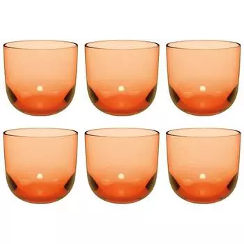 Стаканы для воды like glass, набор из 6 шт. Villeroy & Boch, оранжевый