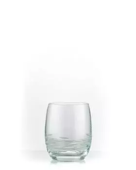 Стаканы для воды Стаканы для виски модель Viola матовые шлифованные 300 мл набор из 6 хрустальных бокалов Bohemia Crystalex