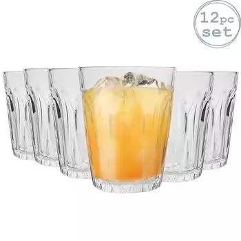 Стаканы Duralex Provence - 250 мл стаканы для воды, сока - 12 шт. в упаковке, белый