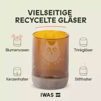 Стаканы IWAS, коричневый