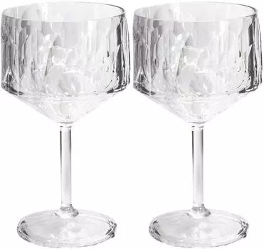 Стаканы Koziol Gin Tonic - небьющиеся - супер стаканы - 400 мл - 2 шт, прозрачный