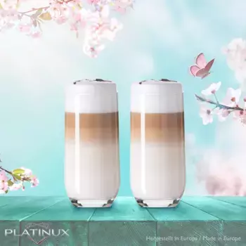 Стаканы PLATINUX, прозрачный