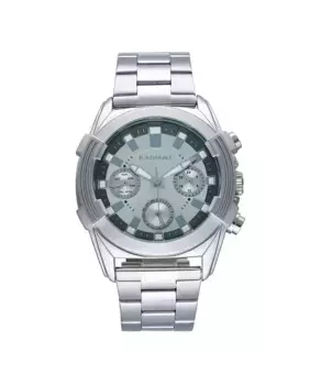 Стальные мужские часы Continental RA634701 с серебристо-серым ремешком Radiant, серебряный