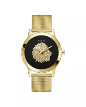 Стальные мужские часы Monarch GW0702G1 с золотым ремешком Guess, золотой