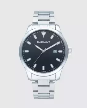 Стальные мужские часы Victory RA638202 с серебристо-серым ремешком Radiant, серебрянный