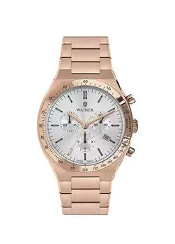 Стальные мужские наручные часы Wa.10100-D Wainer, розовый