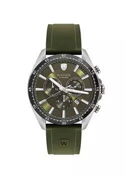 Стальные мужские наручные часы Wa.19330-C Wainer, зеленый
