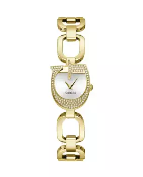 Стальные женские часы Gia GW0683L2 с золотым ремешком Guess, золотой