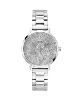 Стальные женские часы Sugarplum GW0670L1 с серебряным ремешком Guess, серебрянный