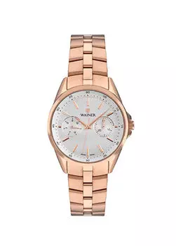 Стальные женские наручные часы Wa.18222-B Wainer, розовый