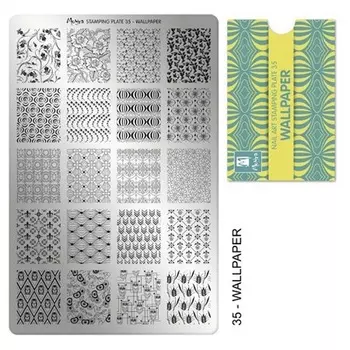 Stamping Plate Wallpaper Moyra