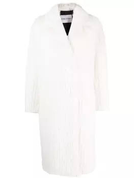 STAND STUDIO двубортная шуба Genevieve из искусственного меха, белый