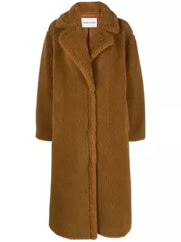 STAND STUDIO однобортное пальто Maria, коричневый