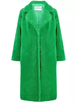 STAND STUDIO однобортное пальто Maria, зеленый