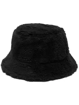 STAND STUDIO панама Wera с искусственным мехом, черный