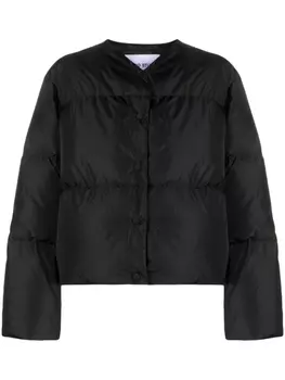 STAND STUDIO пуховик с расклешенными манжетами, черный