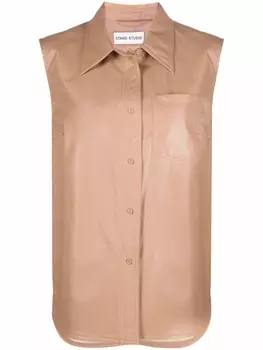 STAND STUDIO рубашка Arya без рукавов, нейтральный цвет