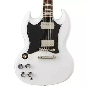 Стандартная электрогитара Epiphone SG, для левшей — альпийский белый SG Standard Left-Handed