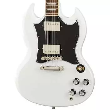 Стандартная электрогитара Epiphone SG в альпийском белом цвете EISSBAWNH1