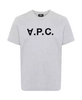 Стандартная большая футболка A.P.C., серый