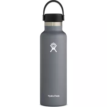 Стандартная бутылка с гибкой крышкой Hydro Flask, серый