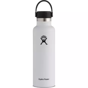 Стандартная бутылка с гибкой крышкой Hydro Flask, белый