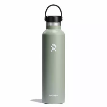 Стандартная бутылка с гибкой крышкой на 24 унции Hydro Flask, зеленый
