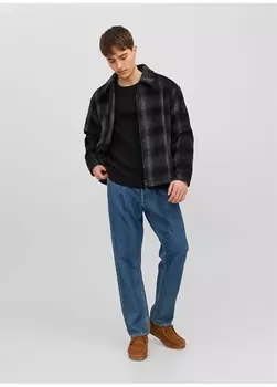 Стандартная черная мужская куртка Jack & Jones