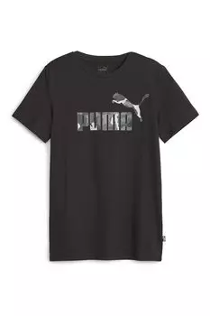 Стандартная футболка с логотипом Puma, черный