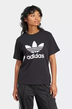 Стандартная футболка с трилистником Adidas Originals, черный